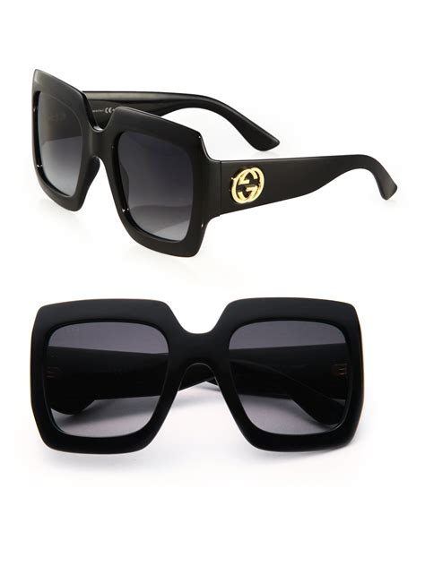 gucci spectacles women|gucci oversized black square eyeglasses.